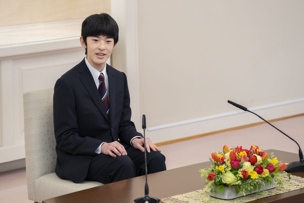 日本近40年来再有男性皇族成年记者会 悠仁︰会尽皇室成员责任