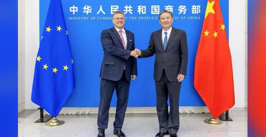 中商务部:中欧讨论贸易问题以应对美国关税 称立即展开电动车谈判