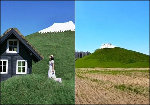 河北“廊坊富士山”爆红美照疯传 进场后发现踩雷:就是喷漆土堆