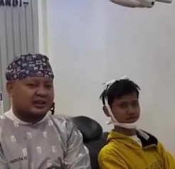熬夜玩游戏惹的祸? 男子打哈欠下巴脱臼!