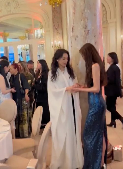 康城影展|舒淇林志玲餐桌同框 于适夹双女神中间吃饭