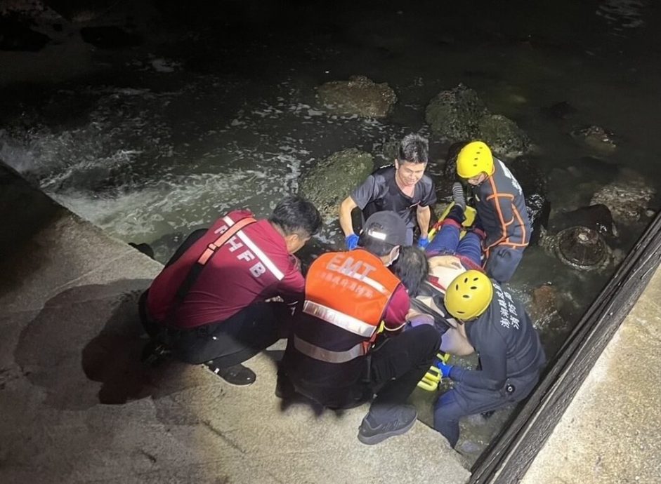 澎湖水域2天3意外 台湾海巡警消漏夜救援