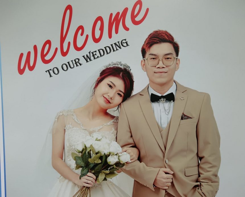 供Newswire:(暖势力)/聋哑年轻夫妇新婚,无声婚礼谱写爱的誓言