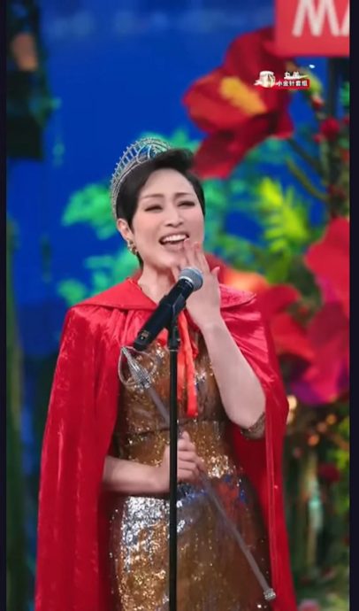 自爆曾讽蔡少芬“永远只是季军” 陈法蓉戴后冠上节目宣传