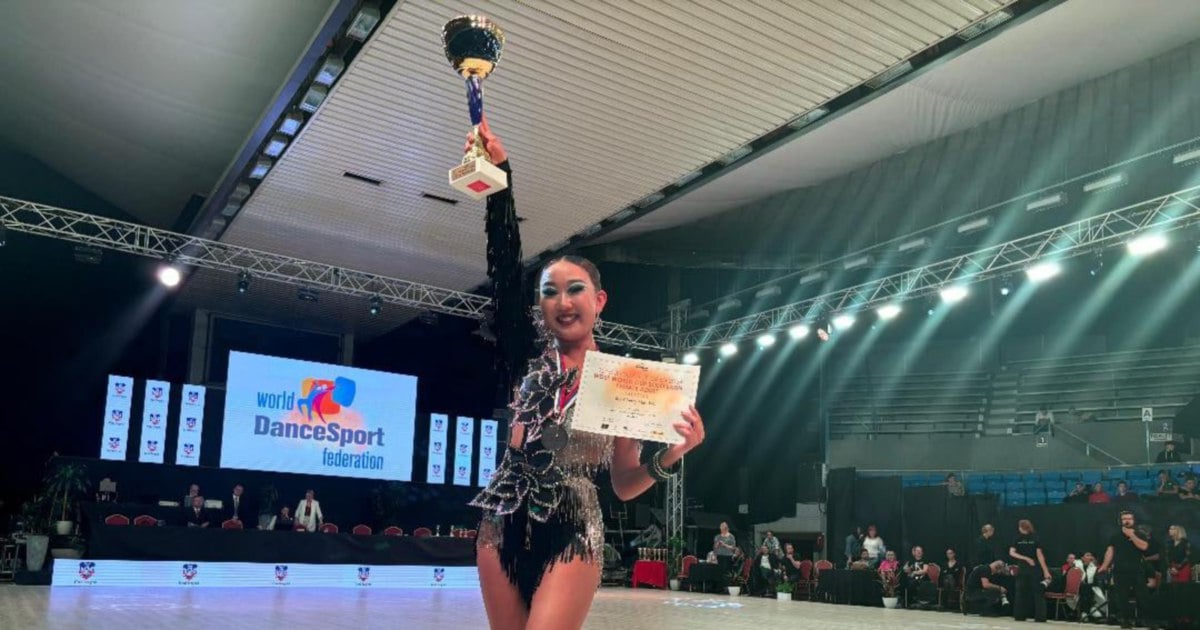 世界舞蹈联合会大马公开赛 杨晓薇女个人拉丁舞夺冠