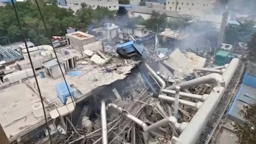 印度化工厂大爆炸 遇难者增至35人