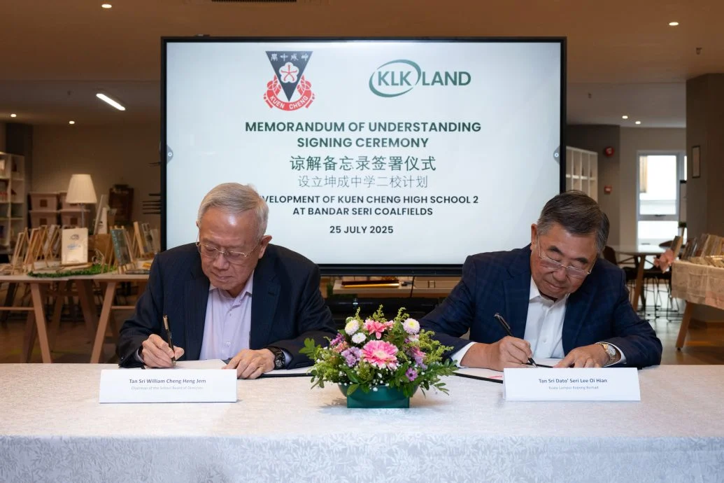 KLK Land与坤成全人教育有限公司合作 于Bandar Seri Coalfields设立坤成中学二校