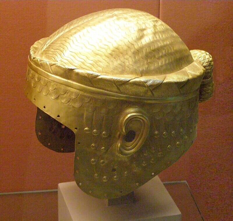 4600年前的潮男王子! 黄金头盔竟是“丸子头”