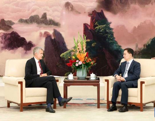 与诺和诺德主席会面|中国家副主席:中丹合作前景广阔