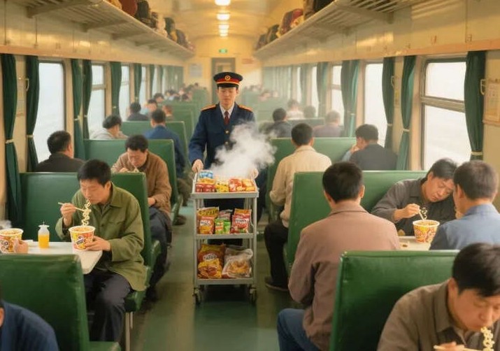 中国高铁禁吃泡面 乘客吐槽:先禁月台吸烟吧