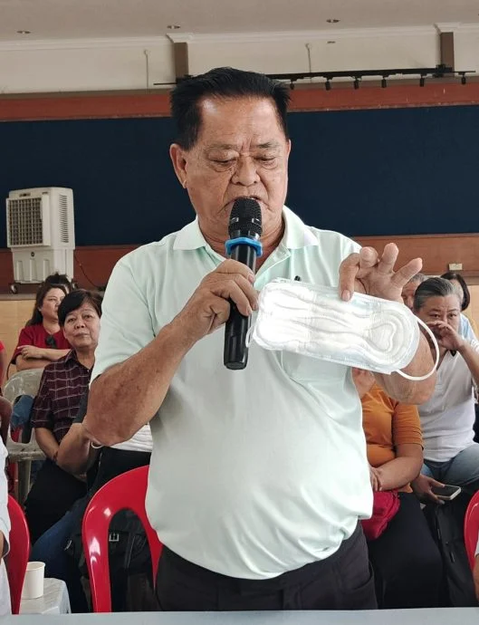 供Newswire:李光兴批评森州行动党再荐伍薪荣任上议员 送卫生棉口罩讥讽