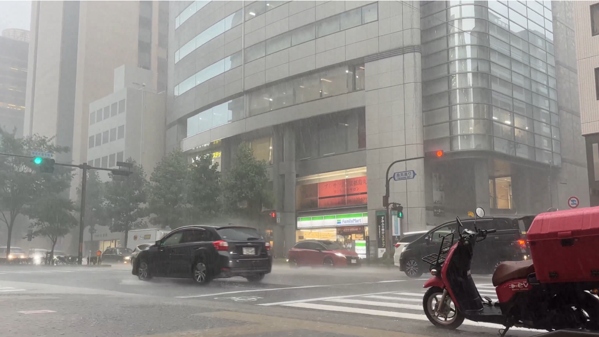 气候真的不对劲! 京都市中心降下“致灾性”100毫米时雨量