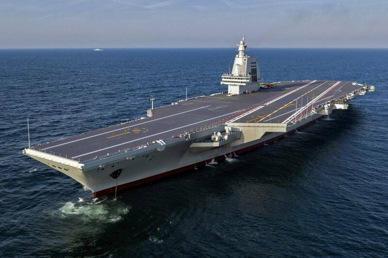 中国福建号航舰将出海 传10月1日前服役