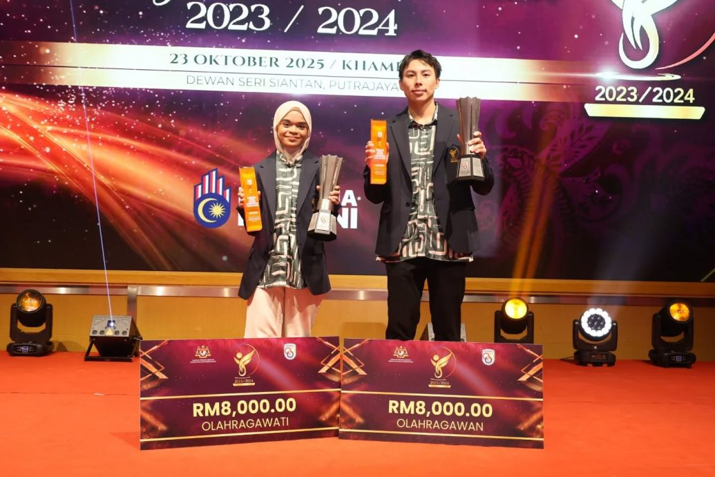 2023/2024年度联邦直辖区体育奖| 丘浩延 阿丽亚娜膺男女最佳 谢儮好夺最佳残障男运动员