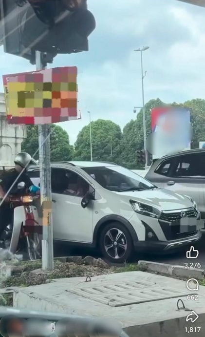 供Newswire:疑交通纠纷起冲突 外送员暴力破坏对方轿车