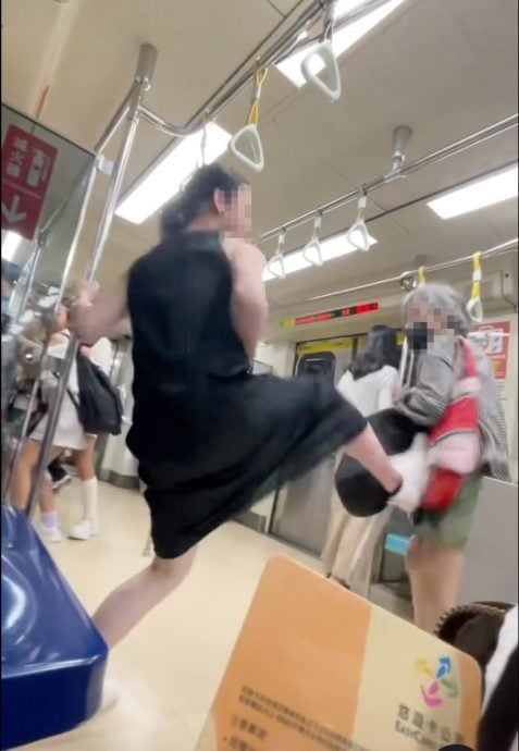 已到警局录供 踹飞老妇长发男IG贴文道歉