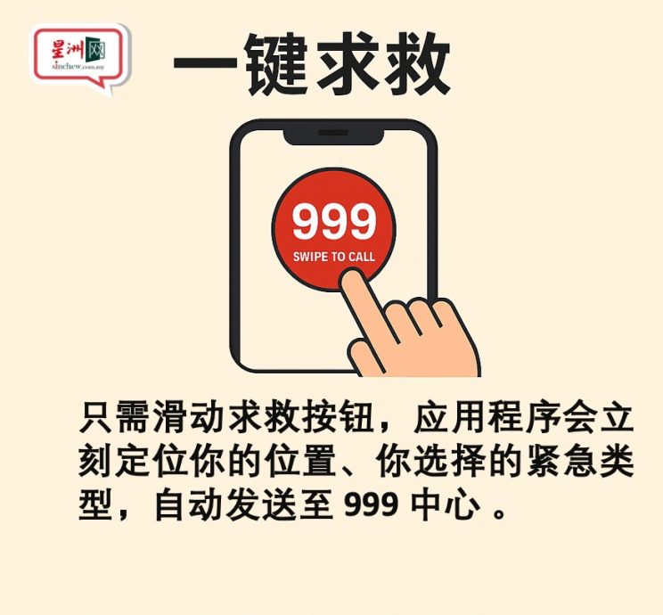 一键求救还能发定位 “救我999”app真救命神器