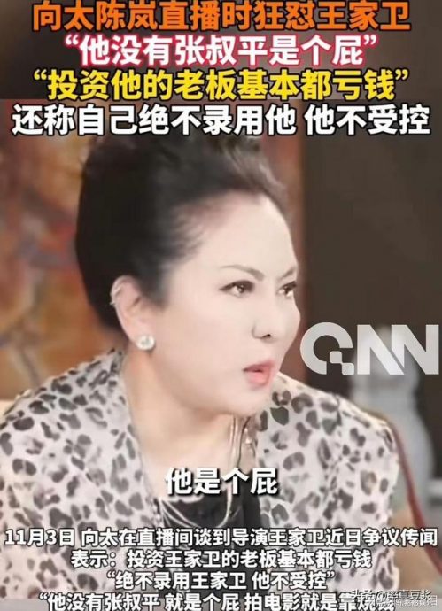 唐嫣新剧疑因秦雯遭撤档 向太炮轰王家卫“投资黑洞”