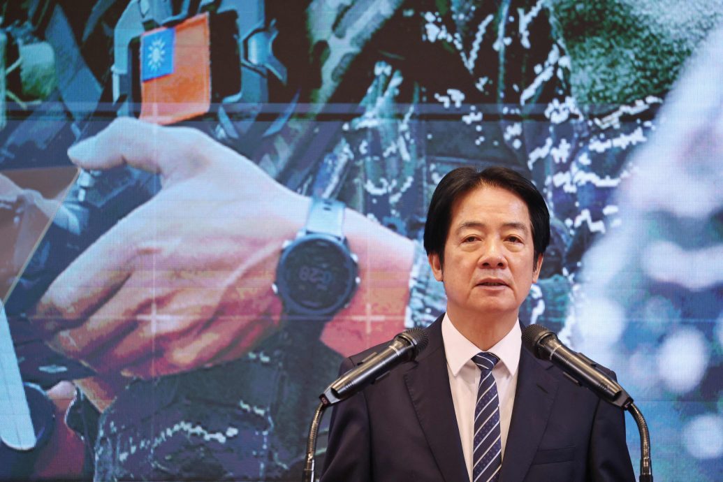 赖清德:不可碰触红线 台湾人反对“一国两制”
