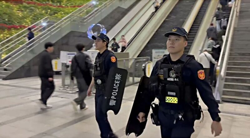 台北捷运随机伤人案/圣诞跨年防随机伤人 台陆海空交通场站戒备