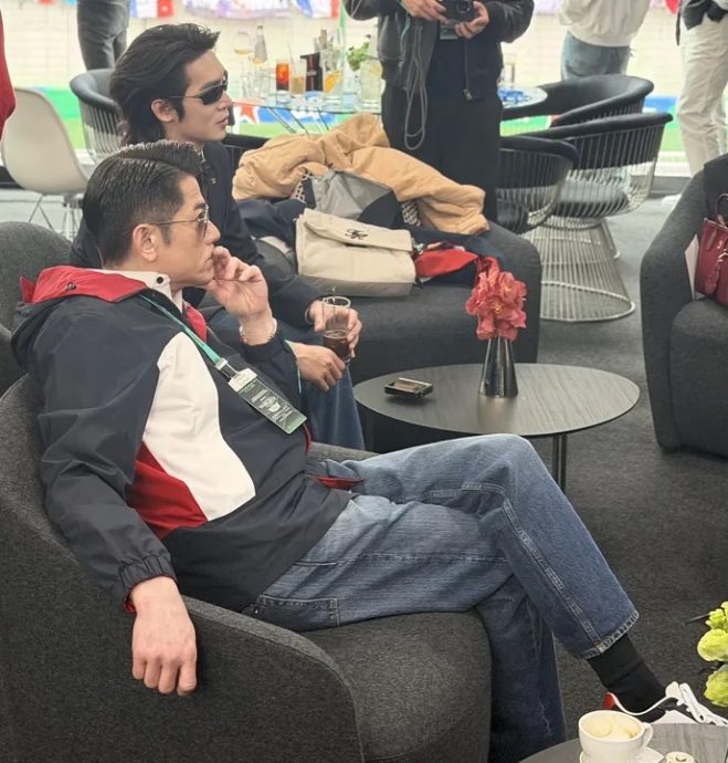 与丁海寅于适同框斗帅 郭富城上海赛车场被包围