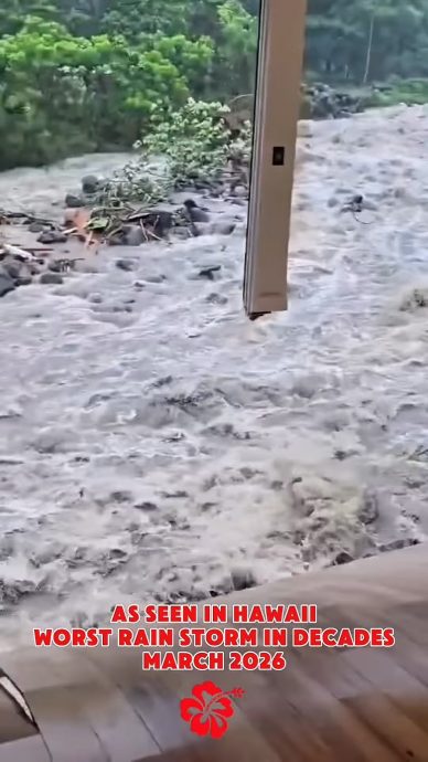 (明8am)夏威夷暴雨成灾洪水肆虐 杰森摩莫亚急撤离报平安