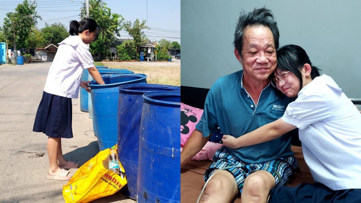 暖势力|视频|“这不丢脸,父亲病了我要帮他” 泰15岁少女拾荒养家感动全网