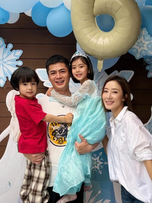 杨茜尧长女庆生拍大合照 幼子图搭肩洪永城女儿遭拦截