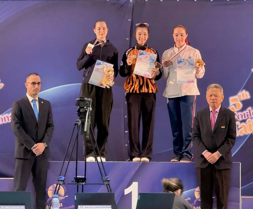 第5届世界太极拳锦标赛|扬威女子新编杨式太极剑 曾思宝为大马再添1金