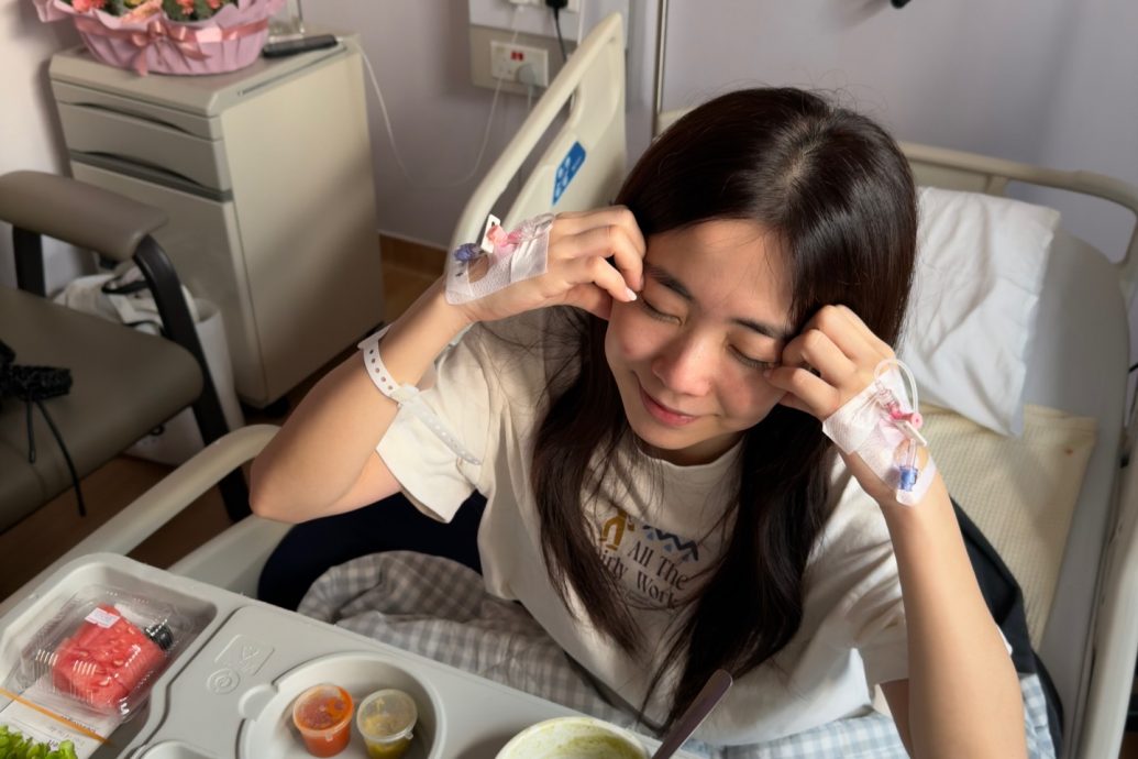 陈子颖晒病照曝骨痛热症入院 网民误以为拍戏