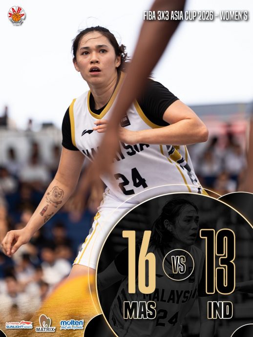FIBA 3x3 亚洲杯篮球赛| 首战逆转胜印度 马女篮追击土库曼