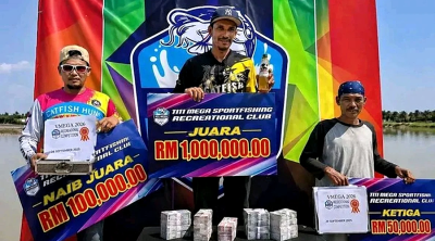 One catch, RM1 million: Angler becomes instant millionaire