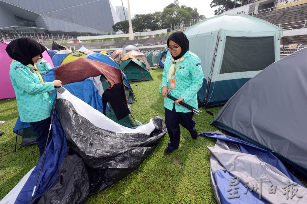 2100人扎营默迪卡体育场庆110周年 女童军协会破东盟及亚洲记录