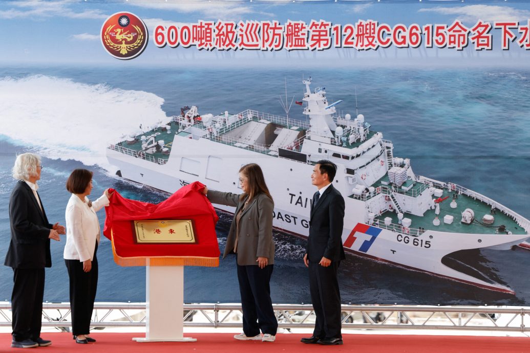 台海巡署最后一艘可携带导弹新型舰艇 东港舰下水应对大陆“灰色地带”威胁