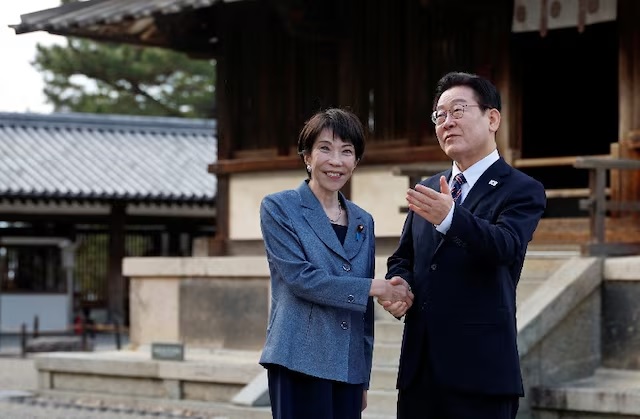 日相高市早苗下周二访韩 李在明将在家乡接待