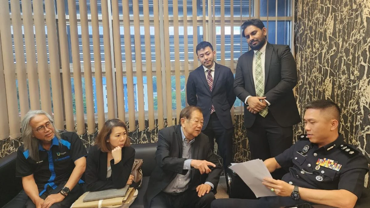 马华投诉部拜访十五碑警方进行交流