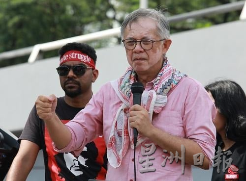 五一和平集会|视频|63 NGO逾500人冒雨参与 呈12诉求促打贪反战