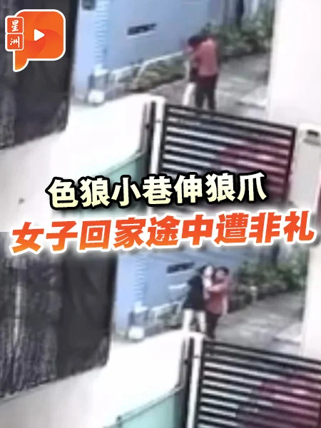百格｜从后扑袭非礼 色魔后巷图性侵女子
