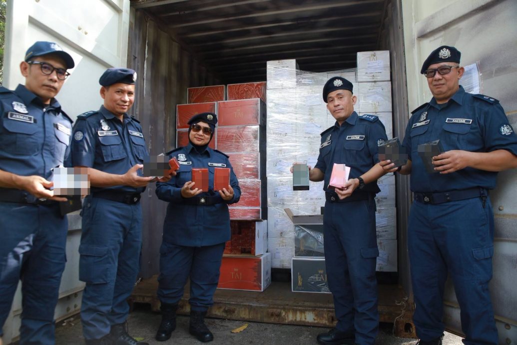 **全国综合**全国:货柜由中出发欲往葡 PTP破总值1346万走私香烟案