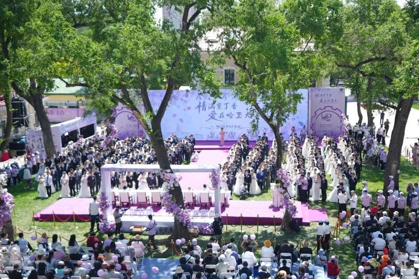 哈工大“种”出1克拉钻石 集体婚礼赠187对新人