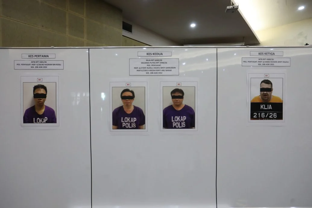 已签发//图携1373万令吉大麻花运欧·警捣破行动 捕4毒贩
