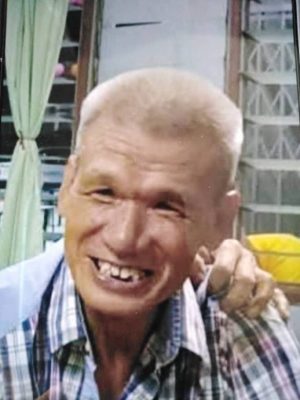 已签发//新山六旬男离家失踪8个月·1张天赐吁公众助寻人