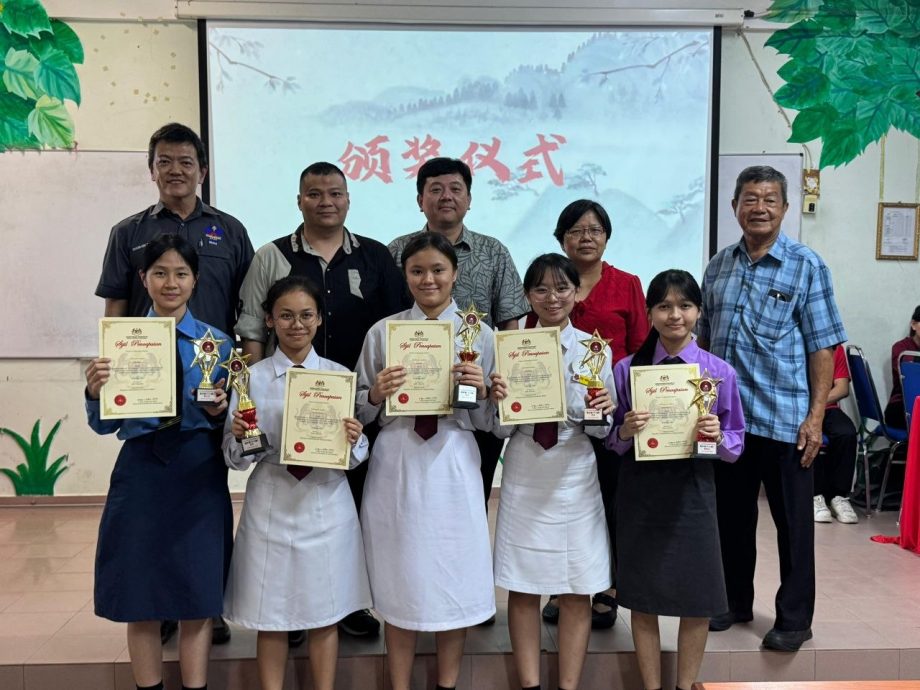 年轻人版:2026年百乐县中学生诗歌朗诵比赛 直凉国民型华文中学一举囊括初中组及高中组前五名