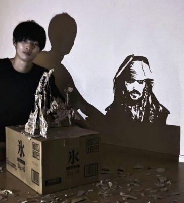 日本“手撕纸箱”艺术品100日圆起拍卖 成交价格暴涨3万倍引热议