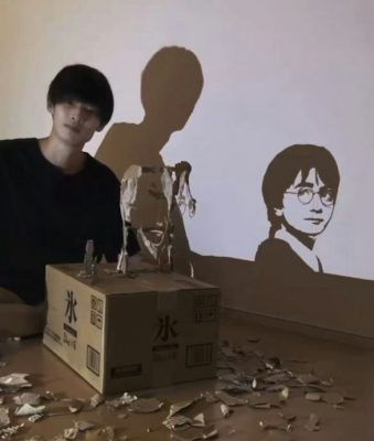 日本“手撕纸箱”艺术品100日圆起拍卖 成交价格暴涨3万倍引热议