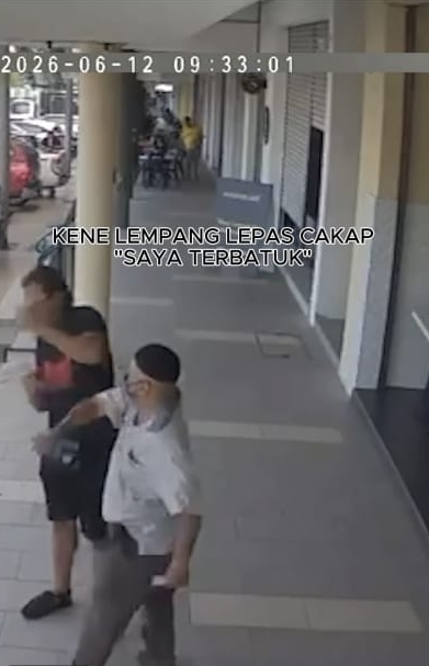 视频|男子排队买椰浆饭咳嗽被挥拳 老翁上警局自首道歉