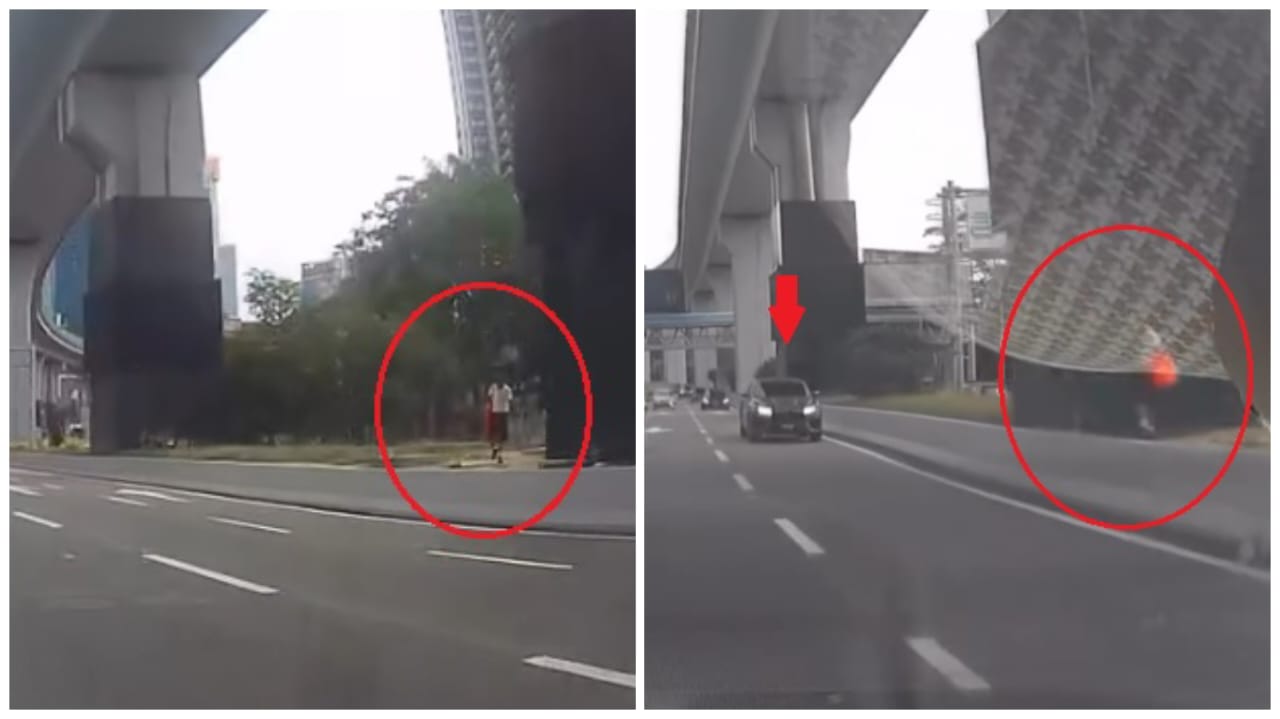 视频|SPRINT大道惊现掷石狂徒 马赛地中招挡风镜碎裂