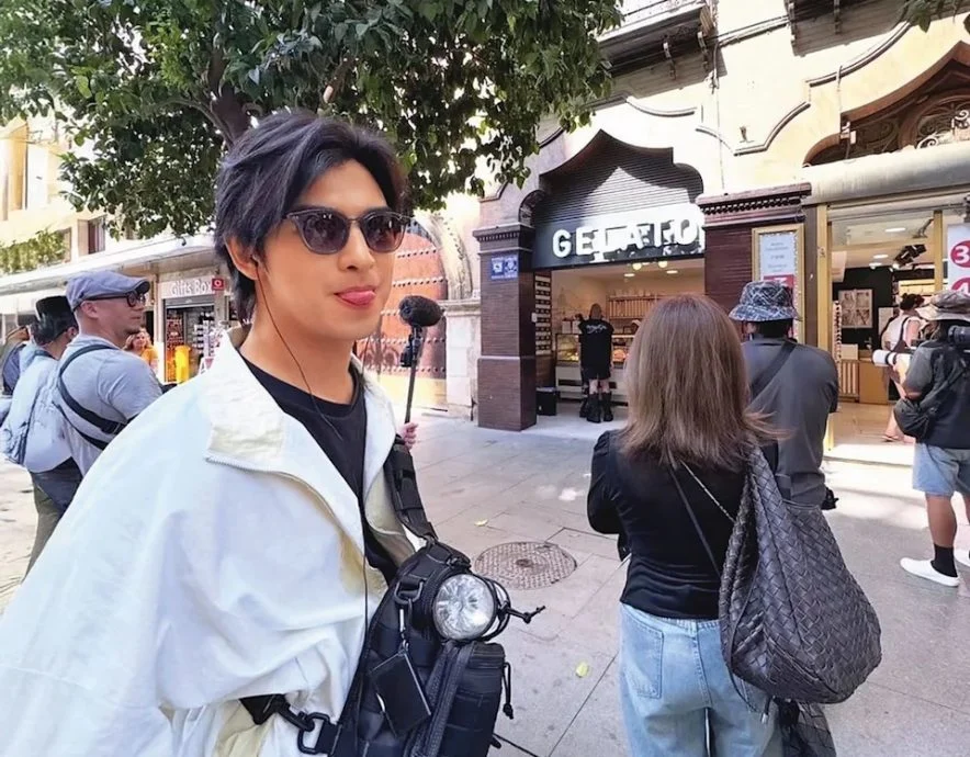 陈柏霖闪兵后暂退居幕后 西班牙录节目女友爱相随