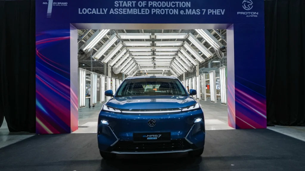 Proton e.MAS 7 PHEV本地組裝下線 本地零件採購率達30%