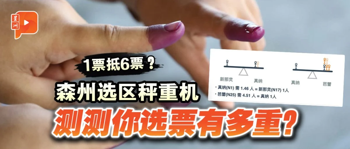 百格｜你选票够重吗？森州选区秤重机上线 一键测出选票权重